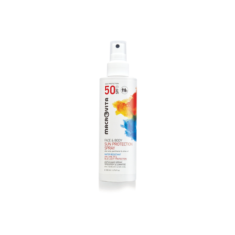 MACROVITA SOLCREME TIL ANSIGT OG KROP SPRAY SPF 50